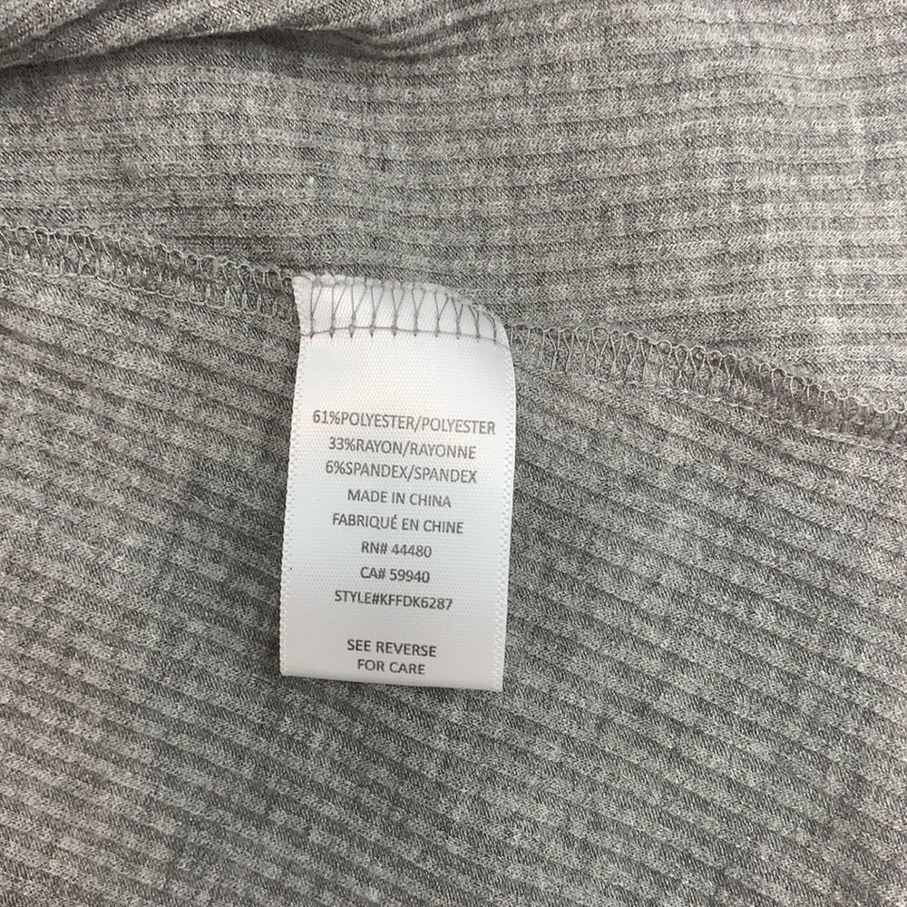 Grey Ribbed Dress - Picture 3 of 3